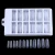 Import Wholesale Quick Building Mold Tips Nail Acrylic UV Gel Dual Forms Extension Nail Tips 120pcs/box Clear Full Cover Nail Forms from China
