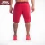Wholesale Red Plain Men Running Gym Shorts Pants Athleisure Wear