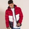 Wholesale travel winter snow hoody heated down jacket for man in bulk