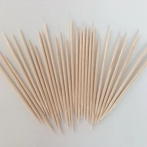Wholesale two sides pointed birch wooden toothpicks