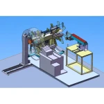 Winding Machine PE Pert Pex Corrugated Pipe Autoamtic Coiler