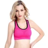 Wirefree Sports Bra Padding Full Cup Support Quick Drying Racer back Tops Cozy Aerobic Sportswear For Women