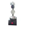 With standl shore D hard rubber and plastic hardness tester