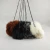 Import Woman Fox Fur Handbag and hand warmer/muff with Chains from China