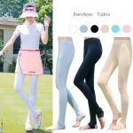Women's Golf Wear Sunscreen Pants Silk Leggings Ankle Socks Pantyhose