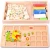 Import Wooden counting sticks Clock Digital Learning Box from China