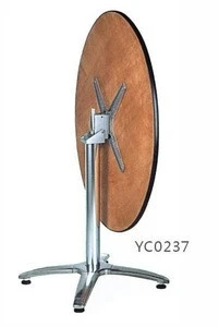 YC-T59 Strong Round Restaurant Folding Table for sale