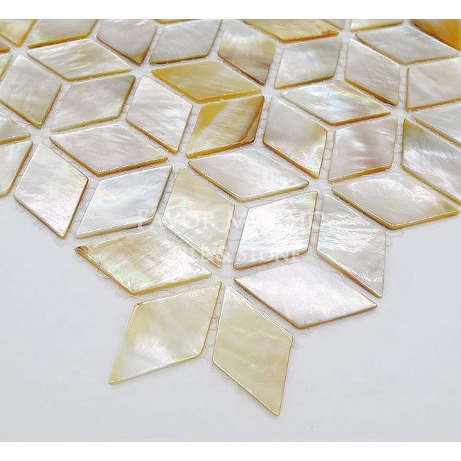 Yellow-lipped pearl kitchen backsplash mother of pearl sea shell mosaic tiles