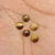 Import Yellow tiger eye semi precious 8mm round cabochon 2.1 cts loose gemstone for jewelry from India