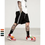 ZH847B New Arrivals Wholesale Men's Stripes Vintage man Track Shorts