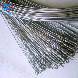 ZhaoHong Factory 2.1-7.2m Galvanized Cotton Baling Tie Wires/Quick Link Bale Wire