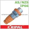 Zhejiang Australian Industrial Straight Plug 220V Cable Connector