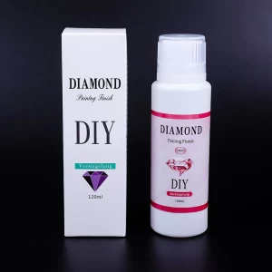 Protective glue for diamond painting