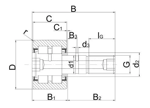 Buy Pwkr 35 2rs Cam Follower 2022 from THB BEARINGS CO., LTD, China ...