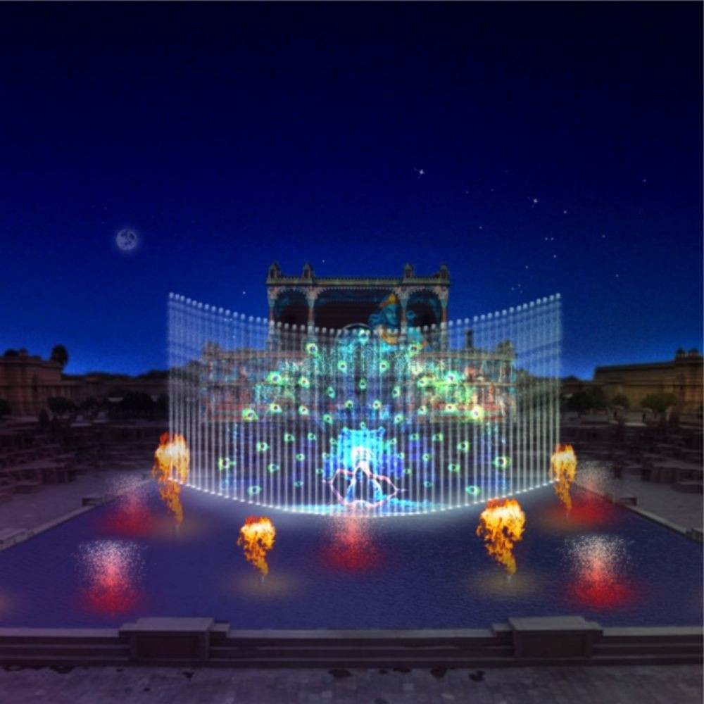 Water Screen Buy Musical Water Fountain Screen Projection 3d Water Screen Movie ...