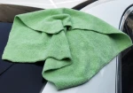 Our Car Wash Towels works great. Edgeless microfibre professional detailing cloth.