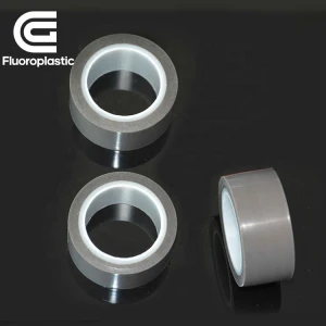 0.08mm*25mm*10m taflon PTFE material and single sided adhesive ptfe film tape with silicone adhesive