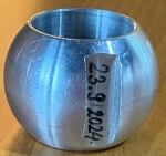 Valve ball with turbolator