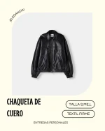 Ecuadorian faux leather jacket
