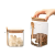 Import Cereal Sugar Tea Coffee Beans Snacks Storage Jar from China