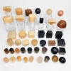 Wholesale Wood lid Custom Design Logo 15Mm Round Zamac Perfume Bottle Cap Ball Shape Wood Cover Wood Perfume Cap