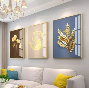Canvas wall art living room Art Deco print painting