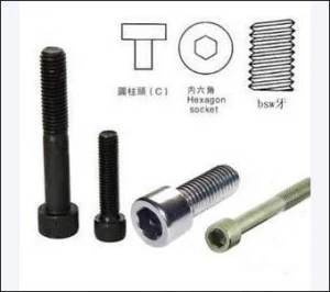 Metric Socket Head Bolt,DIN 912 / ISO 4762 high tension Fasteners