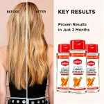 Oalen Private Label Carrot Serum Triple Strength Carrot Infused Nourishing Hair Repair Serum Strengthens Hair Reduces B