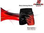 Durable Men's Performance Boxing Shorts for Gym and Competition