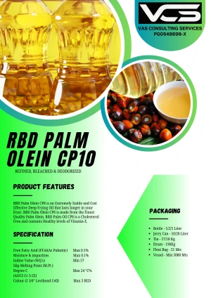 RBD Palm Olein CP10