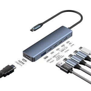 6 in 1 USB C Hub with hdmi