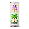 Coconut Water with Passion Fruit Flavor 250ml Can