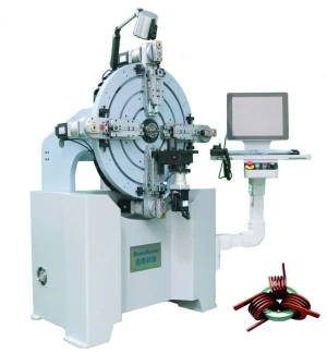 Photovoltaic Inductor Big Flat Copper Wire Automatic Spring Bobbinless Coil Winding Machine