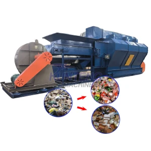 Large Capacity Garbage Sorting Line Solid Waste Management Machine MSW