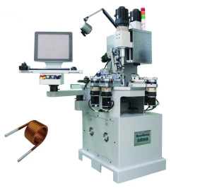 Flat wire inductor coil winding machine Enameled copper coil forming equipment CNC winding source manufacturer