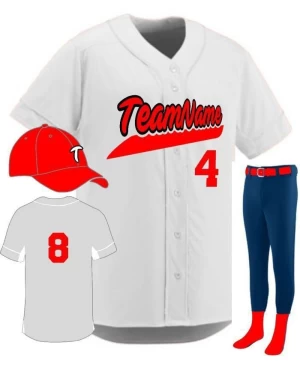 Top quality custom sublimation baseball jersey fast turnaround Baseball Uniform