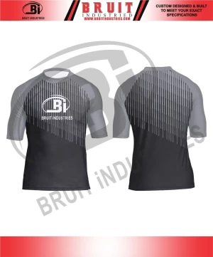Custom Sublimation Designs Rash Guard Whole Sales Cheap High Quality BJJ and MMA Rash Guard