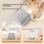 Custom Adjustable Sleep Lumbar Support Pillow - Soft Waist Cushion for Bed & Chair, Pain Relief Support