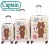 Import 3 Pieces Sets Anti-seismic Carry On Suitcase ABS Soft Handle Luggage Trolley Bags from China