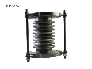 Flexible Metal Bellows Compensator with Flange Connection – SUS304/316L