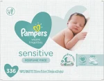 Pampersed Choose Your Count, Sensitive Water Based Baby Diaper Wipes White, 336 Count
