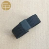 0.6mm wire light-weight customized logo matt PVD black mesh stainless steel watch bands