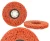 Import Orange strip-it and clean cup wheel with fiberglass backing from China