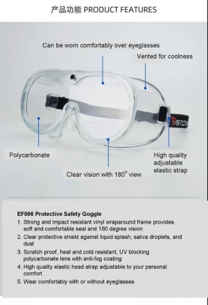 Safety Vynil Goggle