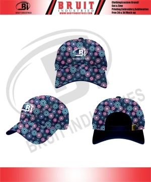 Custom Logo Embroidered Baseball Cap Unisex Cotton Made Embroidery Cap Adjustable Snapback Hat Sports Caps