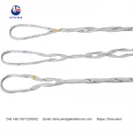 Preformed tension clamp for ADSS fiber optic cable