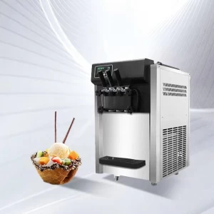 Mini Soft 3 In 1 Commercial Ice Cream Maker Machine