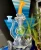 Import Factory Thickness Heart Type Heady Slide Glass Smoking Water Pipe Dabrig Bong from China