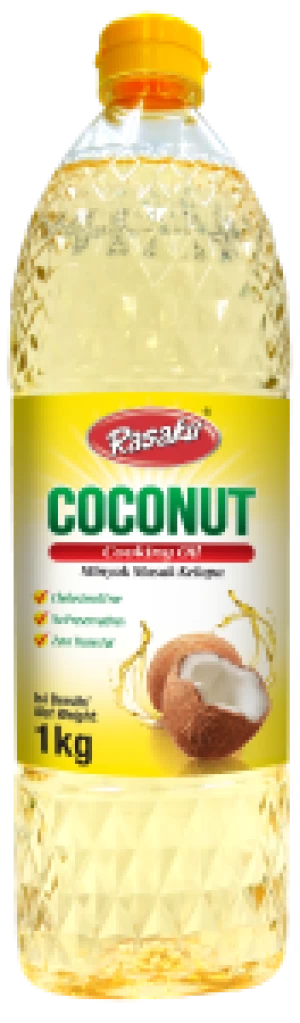Rasaku RBD Coconut Cooking Oil (1kg x 12)