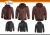 Import 100% Genuine Lamb Leather Men Brown Leather Jacket with Removable Hood |Fashion Firm from Pakistan